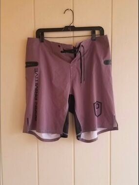 Born Primitive Grey Athletic Training Shorts Sz 34